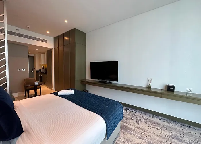 Business Bay Modern Studio With A Canal View At Damac Maison Prive 1616